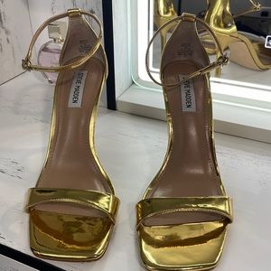 Gold Steve Madden Heels